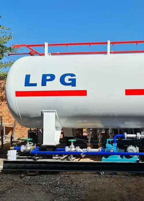 Indlæsning og losning af LPG